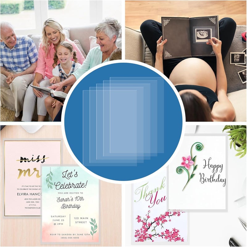Zofly 6x9 Photo Sleeves (100 ct) – Top Loading Clear Plastic Sleeve – Acid Free, No PVC – Soft Sheet Protectors for Photos, Jumbo Card Sleeves – Fits Albums, Storage & Magazine Protectors for Collectors - Image 3